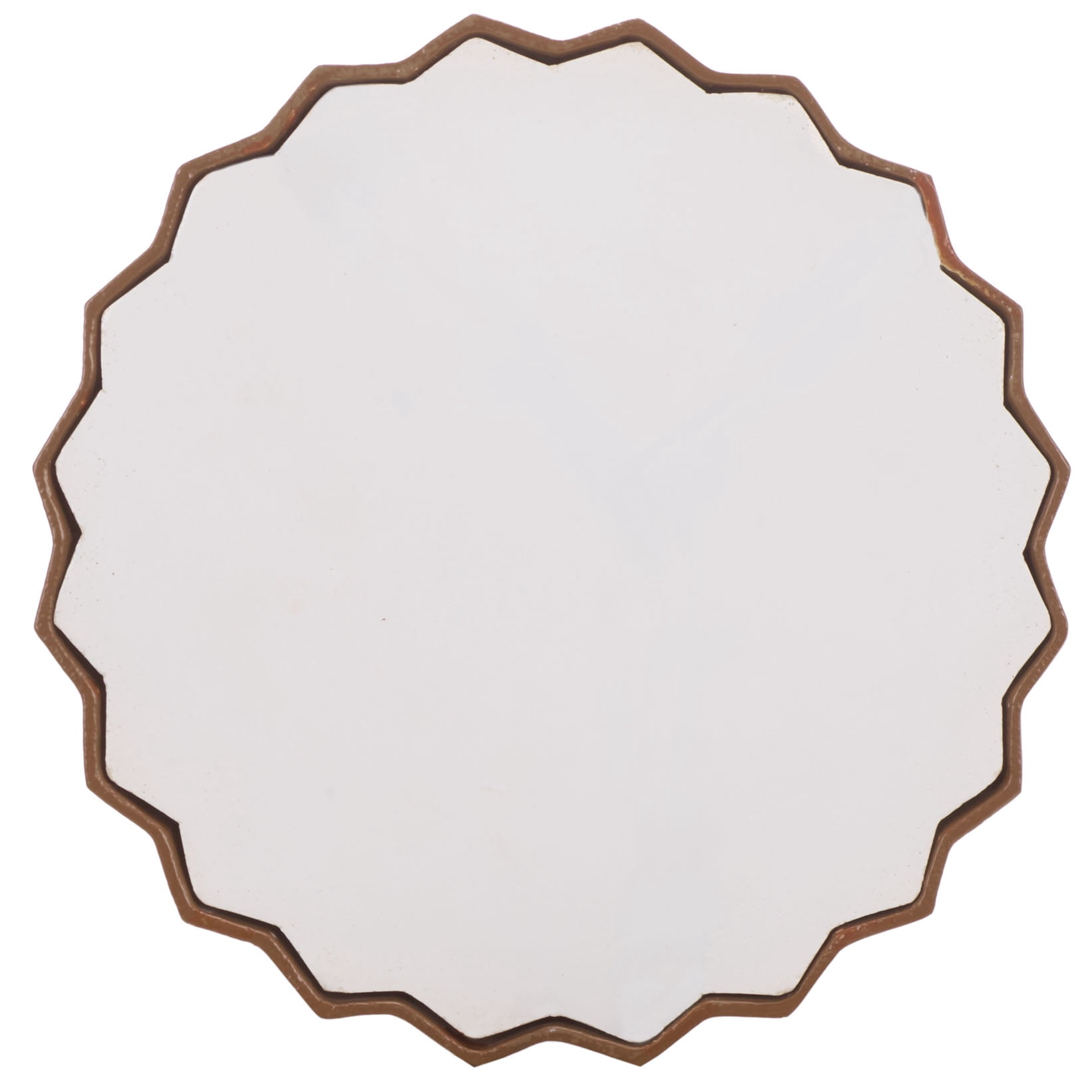 Safavieh Couture Cindylyn Concrete Top Modern End Table, Brown/White