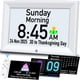 thumbnail image 1 of Reloj parlante GOLOZA Digital Dementia de 7 pulgadas con 10 volúmenes, 1 of 6
