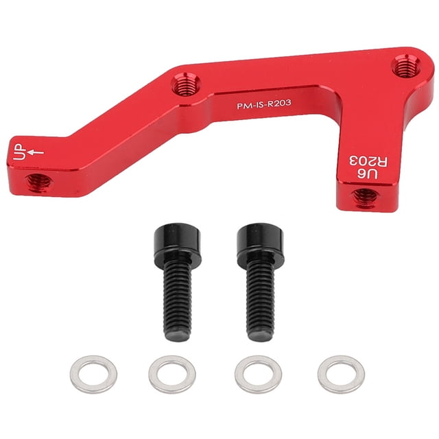 Adaptador de pinza de freno de disco de bicicleta duradero b r203 para bicicleta de montaña MTB rojo