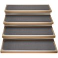 thumbnail image 1 of House Home et Plus Ensemble de 15 Marches d'Escalier d'Intérieur Attachable - Gris - 8 Pouces X 27 Pouces, 1 of 1