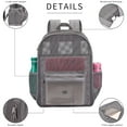 thumbnail image 4 of BKSDUEH Heavy Duty Mesh Backpack, See Through College Backpack with Padded Shoulder Straps for Swimming, Outdoor Sports, 4 of 8