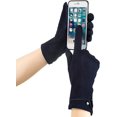 thumbnail image 5 of Bravo! Warm Winter Gloves with Faux Pearl Fleece Lined Thick Touchscreen Gloves Set of 2 Red and Blue, 5 of 5