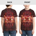 thumbnail image 3 of T-Shirt à Imprimé Graphique 3d pour Garçons et Filles, Col Ras du Cou, Manches Courtes, 3 of 7