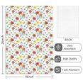 thumbnail image 2 of 2 Pcs Pioneer Flower Floral Print Pattern Kitchen Towels, Funny Microfiber Dish Towel Set, 18" X 26" Tea Towels, 2 of 6