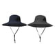 thumbnail image 1 of 2 piezas de sombrero de verano para el sol, sombrero de pesca con correa ajustable para la barbilla, azul marino y gris oscuro Azul marino + gris oscuro, 1 of 9