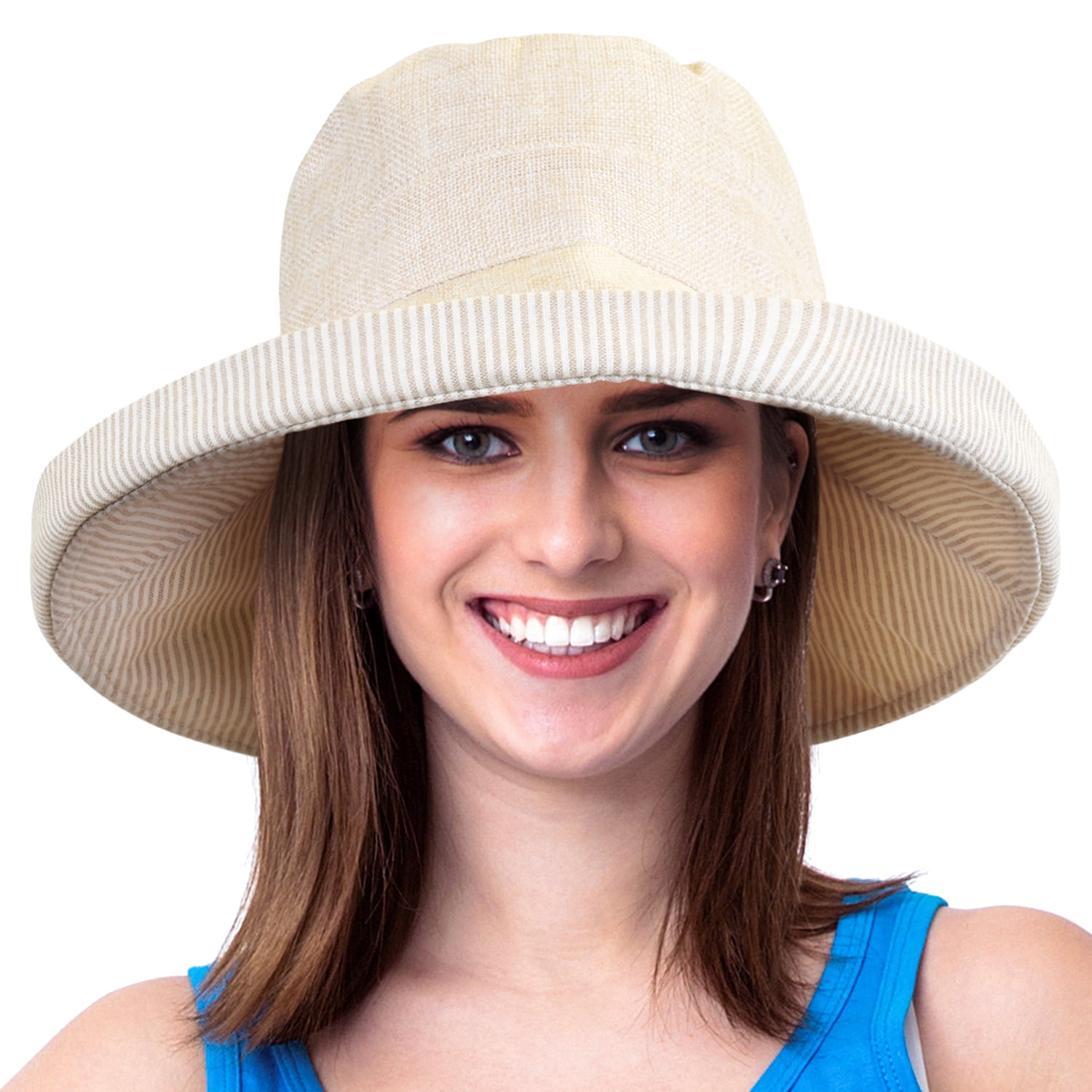 Ladies Sun Hats Wide Brim UPF 50 Summer Womens Fisherman Caps Bucket Sunhat UK