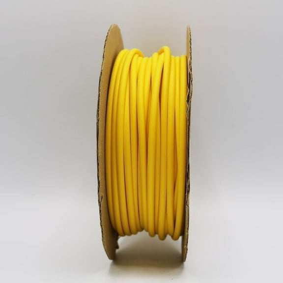 1/4" 3:1 Polyolefin Heat Shrink Tubing - (50 feet/spool) - Yellow