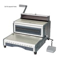 thumbnail image 1 of Electric Coil Binding Machine 2:1 Electric Iron Ring Thickening Bookbinding Machine Double Line Desk Calendar Contract ,Pinpoint Punching, 1 of 7