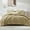 Taupe, variant on King Size Comforter Set- 7 Pieces Soft Taupe Bed in a Bag with Fitted Sheet, Flat Sheet, 2 Pillow Shams, and 2 Pillowcases- Khaki King Bedding Set for All Season