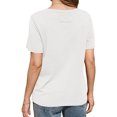 thumbnail image 6 of Summer Short Sleeve Solid Color Casual Women Leisure Basic T Shirt, 6 of 7