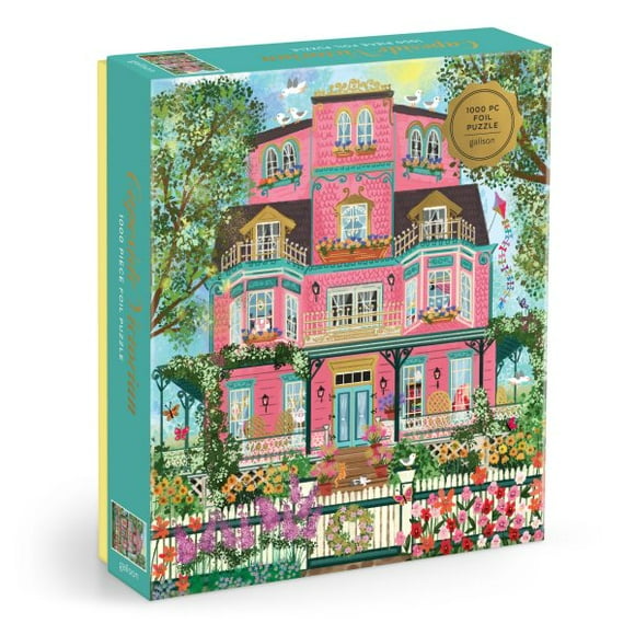 Pre-Owned Joy Laforme Capeside Victorian 1000 Piece Foil Puzzle (Jigsaw)