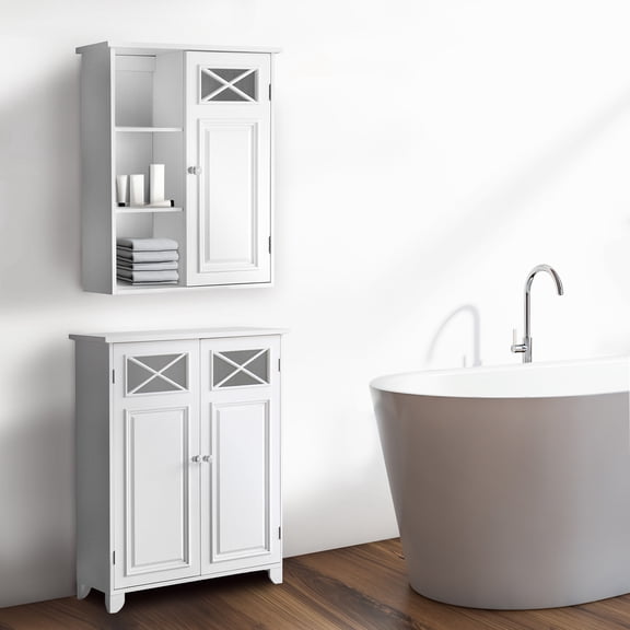 Teamson Home Dawson Mixed Storage Wall Cabinet