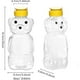 thumbnail image 2 of 2pcs Honey Bear Cup Squeezable Therapy And Special Needs Assistive Drink Container, Spill Leak Resistant Lid, 2 of 5