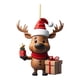 thumbnail image 1 of Acrylic Flat Hanging Cute Christmas Decoration, 1 of 1