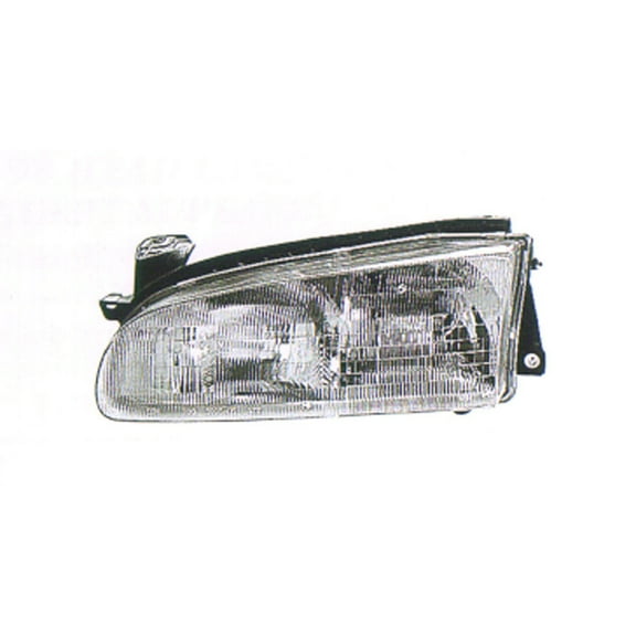 KAI New Economy Replacement Driver Side Headlight Assembly, Fits 1993-1997 Geo Prizm