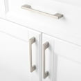 thumbnail image 6 of KOOFIZO 10 Pack Wide Foot Cabinet Bar Pull - Brushed Nickel Modern Solid Handle, 5 Inch/128mm Screw Spacing, 6 of 7