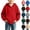 Red, variant on Fancifize Boys Teens Zip Up Hoodie Jacket, Long Sleeve Fleece Hooded Sweatshirt with Pockets, Kids Fall Workout Tops 5-16Y
