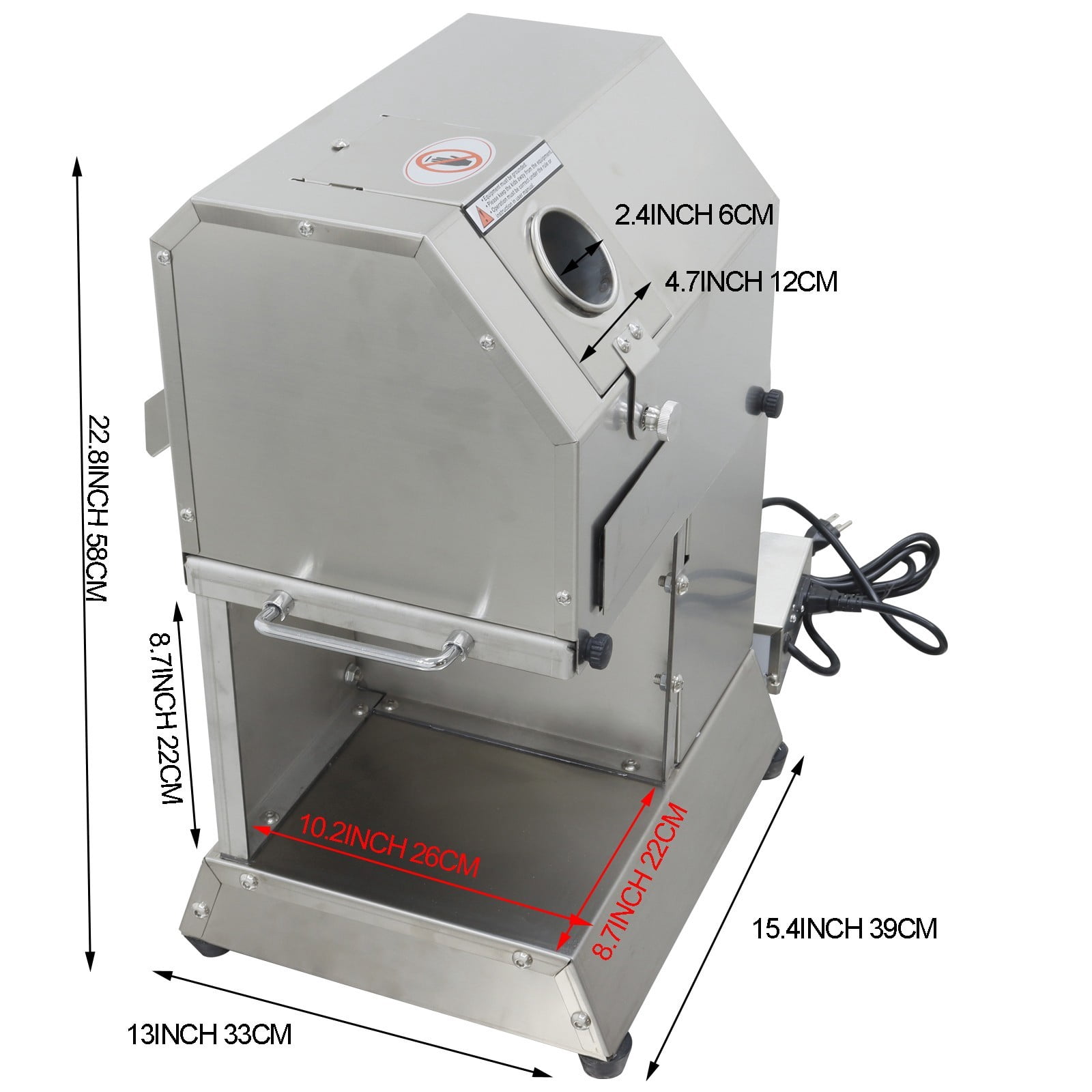 Electric Sugarcane Juice Extractor 3-Roller Sugar Cane Juicer Sugarcane Squeezing Machine