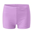 thumbnail image 4 of Girls Pure Color Casual Swim Shorts For Girls – Lightweight Beachwear Bottoms For Sunny Summer Nylon Comfortable Fit With Secure Elastic Waistband, 4 of 6