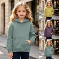 thumbnail image 7 of Girls Hoodies Long Sleeve Pocket Pullover Hooded Sweatshirt Casual Cute Fall Winter Outfits Size 4-5 Years, 7 of 7