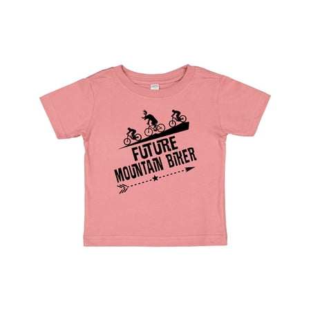 

Inktastic Mountain Biking Funny Future Biker Gift Baby Boy or Baby Girl T-Shirt