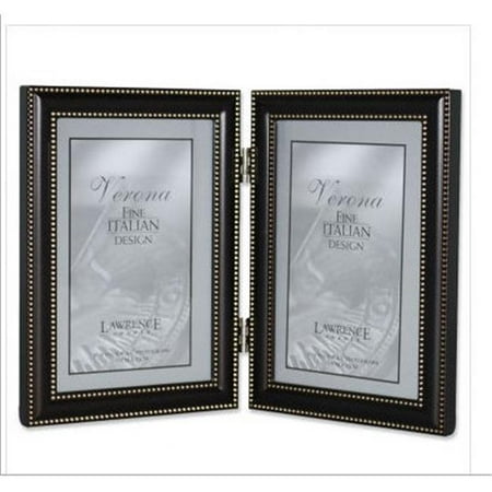 frames lawrence beading rubbed delicate hinged vertical bronze frame oil double metal 5x7