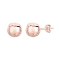 thumbnail image 1 of 14K Rose Gold Ball Stud Earrings, 4mm, 1 of 1
