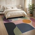 thumbnail image 3 of ODIKA 8'x10' Washable Area Rug Non-Shedding, Easy Care, Pastel Geometric Abstract Design Modern Art with Bold Shapes for King Size Bedroom Under Bed, Master Suite, 3 of 7