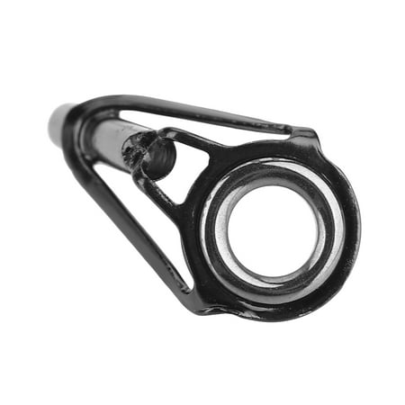 Qiilu 80pcs Stainless Steel 8 Sizes Fishing Rod Guides Tips Eye Ring