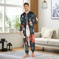thumbnail image 5 of IAUYY Unisex Adult Onesie Pajamas Ultra-Soft Crystal-Soft Fabric, Halloween Adult Onesie Pajamas Adults,With a Zipper Plus Size Onesie Pajamas, Style Aesthetics, 5 of 7