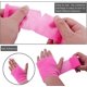 thumbnail image 3 of 15 rollos de vendajes elásticos autoadhesivos (rosa neón), vendaje autoadhesivo de 2 pulgadas, cinta de vendaje autoadhesiva para esguinces, hinchazón y tobillos en muñecas, 3 of 5