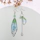 thumbnail image 1 of Pendientes de mariposa, pendientes de simulación de alas de cigarra de moda fresca, pendientes de novia con borlas largas, 1 of 6