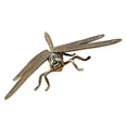 thumbnail image 4 of FRCOLOR Mini Dragonfly Statue Brass Dragonfly Sculpture Dragonfly Figurine Animal Shaped Decoration, 4 of 8