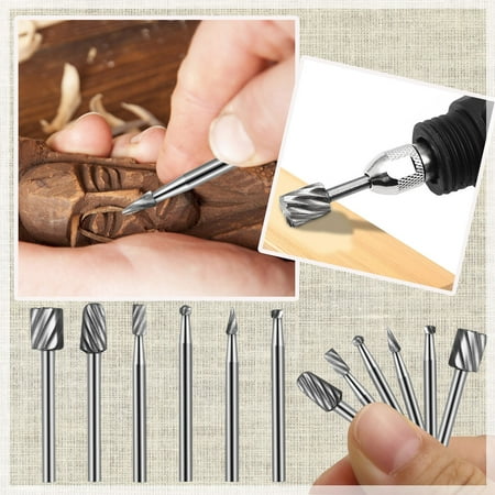 

MARCUVMK Tools on Sale and Clearance 6PCS Coarse Teeth High Speed Steel Carbide Grinding File Woodworking Tool DIY Root Carving Grinding Head Carving Tool Hand Tools Kit for Home