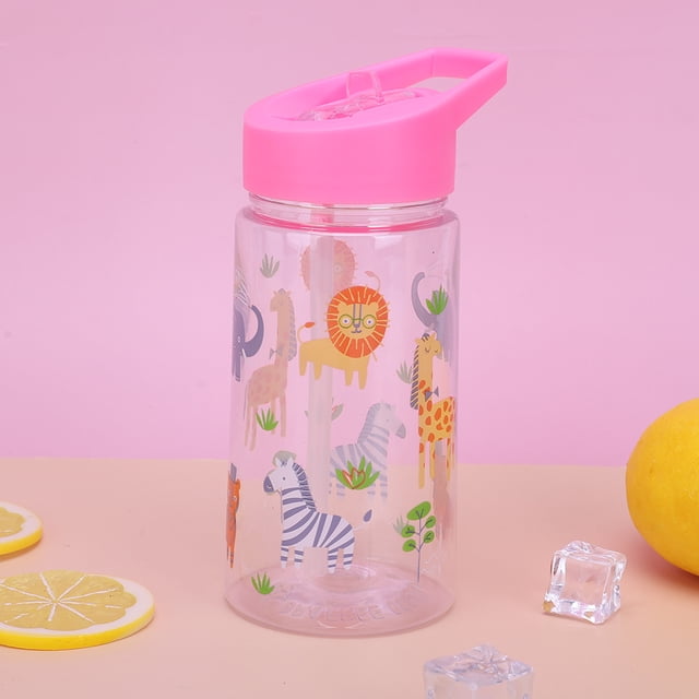 Los niños beben botella a prueba de fugas lindo vaso con pajita para deportes de viaje escolar Tmvgtek Para Estrenar