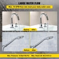 thumbnail image 4 of VEVOR Hot Water Circulation Pump Circulator Pump 120W 110V NPT3/4" Automatically, 4 of 9