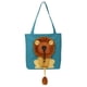 thumbnail image 5 of Bolso de lona para gato, color gris oscuro (B), con forma de león, para mascotas pequeñas, venta al por mayor, bolso de hombro para gatos y perros., 5 of 8