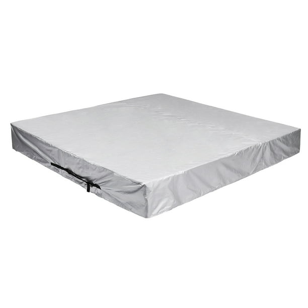Thermal Cover For Hot Tub Square Wind-Proof Hot Tub SPA Cover Outdoor Bathtub Dust Cap Protector