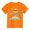 Orange, variant on Hienoo Infant Girls Short Sleeve T-Shirt Island Print Beach Holiday T Shirt, Sizes 12M-9T