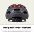 thumbnail image 2 of Casco de bicicleta Schwinn Beam con iluminación LED para adultos, color negro, 2 of 7