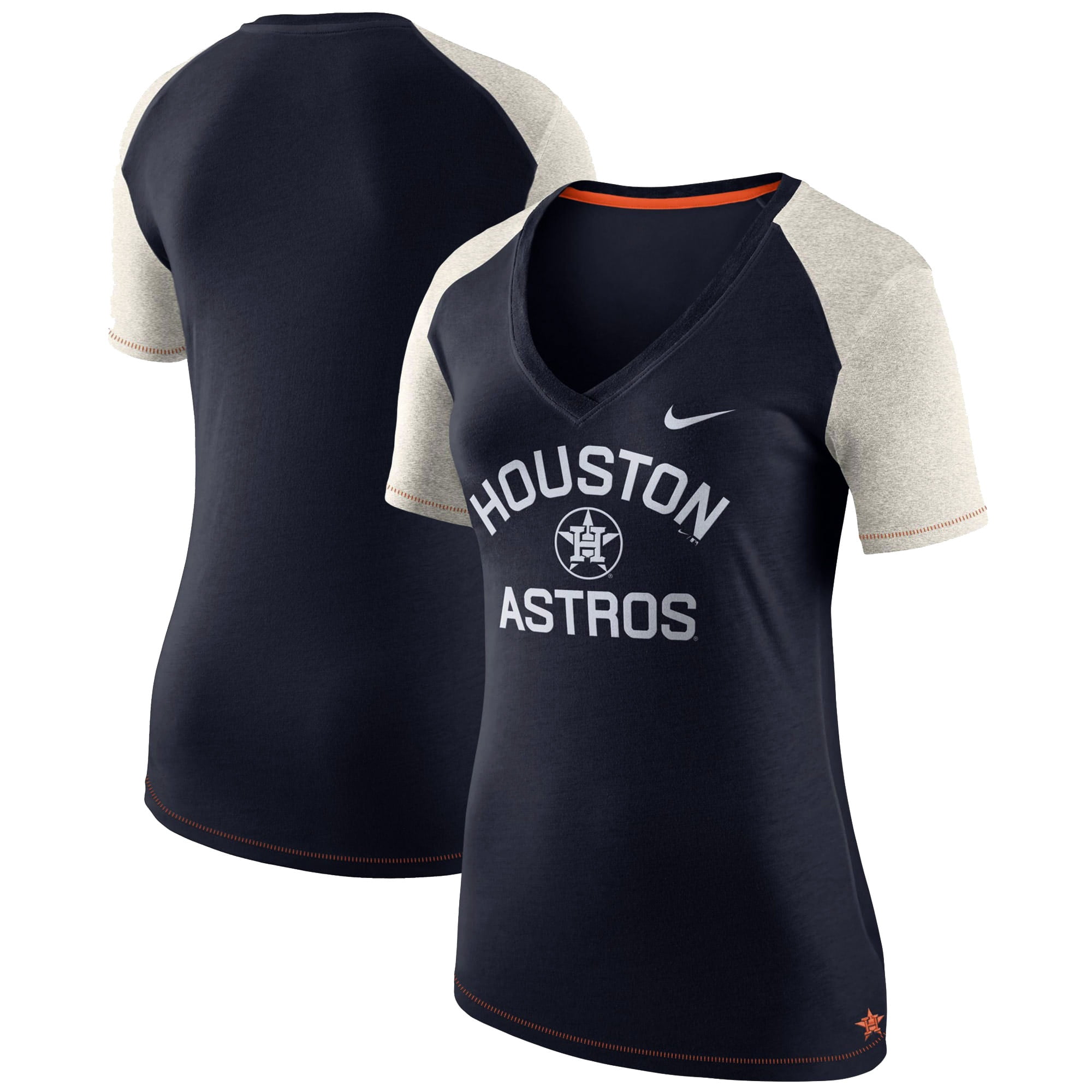 Houston Astros Nike Women's V-Neck Fan 