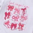thumbnail image 6 of Happy Town Toddler Baby Girl Summer Outfits Butterfly Print Short Sleeve T-Shirt + Shorts Girls Two-Piece Clothes Set, 6 of 8