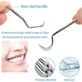 thumbnail image 4 of Stainless Steel Dental Pick Set, Portable Teeth Cleaning Tool Kit, Reusable Tooth Picks with Storage Case for Oral Care, 4 of 9