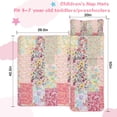thumbnail image 5 of Pioneer Flower Floral Print Pattern Toddler Nap Mats for Kids Preschool,Sleeping Mat Bag or Kids,Toddler Sleeping Bag,Toddler Nap Mat or Daycare, 5 of 6