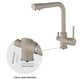 thumbnail image 3 of Grifo de agua potable con rociador doble Grifos de fregadero de cocina para sistema de filtración de agua Wdftyju Libre de BPA, 3 of 3