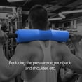thumbnail image 3 of Lightweight Barbell Neck Pad, 17.9x3.7 Inch Strength Barbell Pad, Compact Size Blue/Red Portable For Women Men, 3 of 8