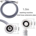 thumbnail image 2 of Water Supply Hose Washing Machine Dishwasher Universal Cold Water Inlet Hose Extension, 2 of 2