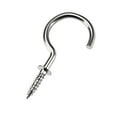 thumbnail image 3 of Uxcell 1.8" Screw Eye Hooks Self Tapping Screws Screw-in Hanger Silver 40 Pack, 3 of 5