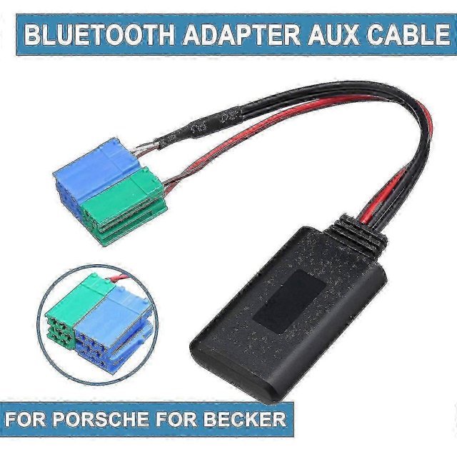 For Porsche For Becker Car Radio bluetooth Adapter Aux in Cable For Iphone Cars Electronics Accessories Edition0612