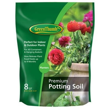 Scotts Growing Media 143555 8 qt Green Thumb Premium Potting Soil